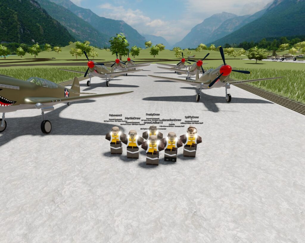 8th Fighter on runway